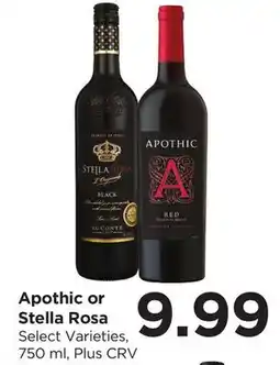 Food 4 Less Apothic or Stella Rosa offer