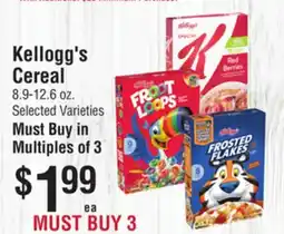 Smart & Final Kellogg's Cereal offer