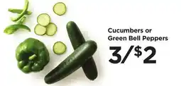 Food 4 Less Cucumbers or Green Bell Peppers offer