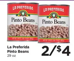 Food 4 Less La Preferida Pinto Beans 29 oz offer