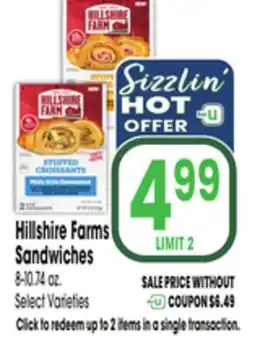 Jewel-Osco Hillshire Farms Sandwiches offer