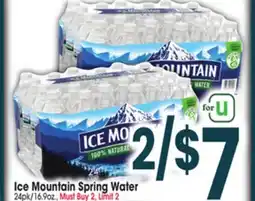 Jewel-Osco Ice Mountain Spring Water offer