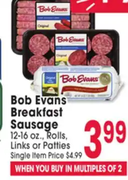 Jewel-Osco Bob Evans Breakfast Sausage offer