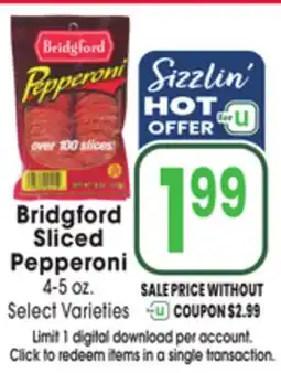 Jewel-Osco Bridgford Sliced Sliced Pepperoni Pepperoni offer