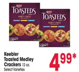 Jewel-Osco Keebler Toasted Medley Crackers offer