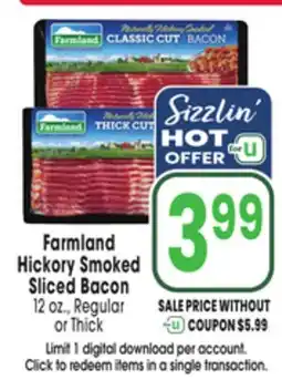 Jewel-Osco Farmland Hickory Smoked Sliced Bacon offer