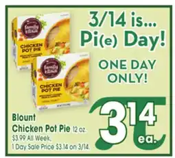 Jewel-Osco Blount Chicken Pot Pie offer