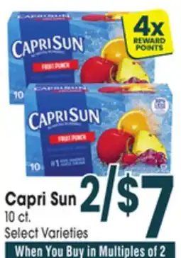 Jewel-Osco Capri Sun offer