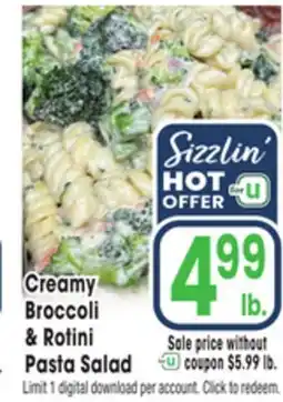 Jewel-Osco Creamy Broccoli & Rotini Pasta offer