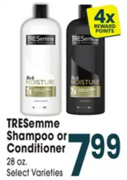 Jewel-Osco TRESemme Shampoo or Conditioner offer