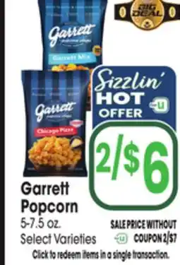 Jewel-Osco Garrett Popcorn offer