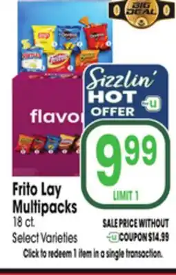 Jewel-Osco Frito Lay Multipacks offer