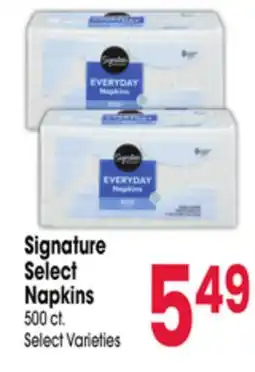 Jewel-Osco Signature Select Napkins offer