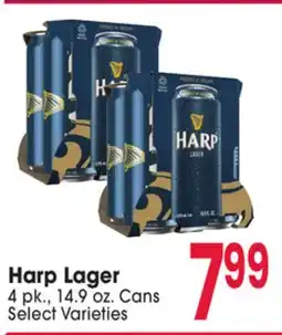 Jewel-Osco Harp Lager offer
