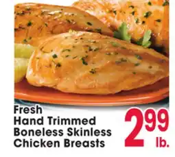 Jewel-Osco Fresh Hand Trimmed Boneless Skinless Chicken Breasts offer