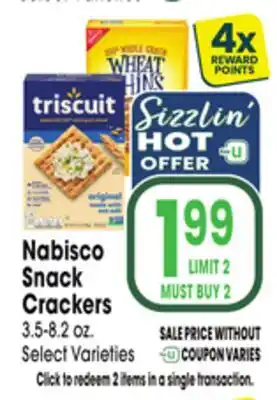 Jewel-Osco Nabisco Snack Crackers offer