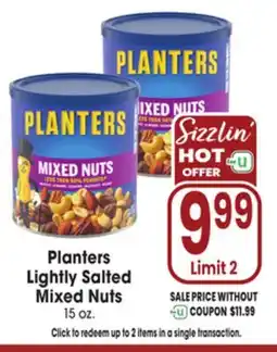 Jewel-Osco Planters Lightly Salted Mixed Nuts offer