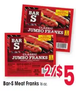 Jewel-Osco Bar-S Meat Franks offer