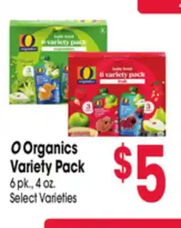 Jewel-Osco O Organics Variety Pack offer