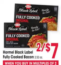 Jewel-Osco Hormel Black Label Fully Cooked Bacon offer