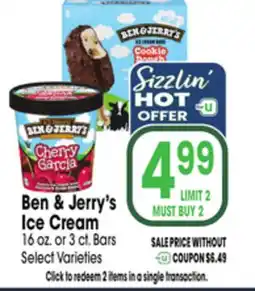 Jewel-Osco Ben & Jerry's Ice Cream offer