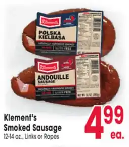 Jewel-Osco Klement's Smoked Sausage offer