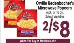 Jewel-Osco Orville Redenbacher's Microwave Popcorn offer