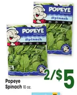 Jewel-Osco Popeye Spinach offer
