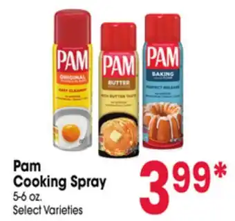 Jewel-Osco Pam Cooking Spray offer