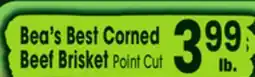 Jewel-Osco Bea's Best Corned Beef Brisket offer