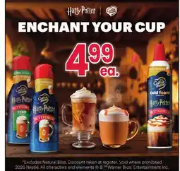 Jewel-Osco Harry Potter ENCHANT YOUR CUP offer