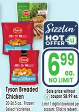 Jewel-Osco Tyson Breaded Chicken offer