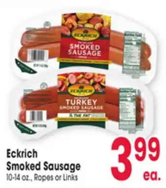 Jewel-Osco Eckrich Smoked Sausage offer