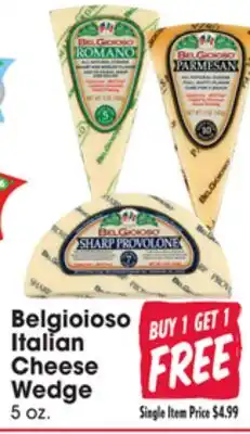 Jewel-Osco Belgioioso Italian Cheese Wedge offer