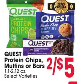 Jewel-Osco QUEST Protein Chips, Protein Chips, Muffins or Bars offer