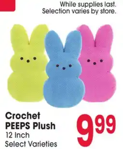 Jewel-Osco Crochet PEEPS Plush offer