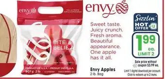 Jewel-Osco Envy Apples offer