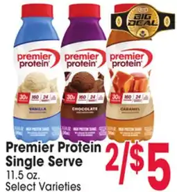 Jewel-Osco Premier Protein Single Serve offer
