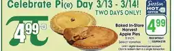 Jewel-Osco Harvest Apple Pies offer