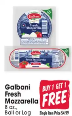 Jewel-Osco Galbani Fresh Mozzarella offer