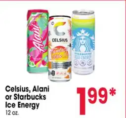 Jewel-Osco Celsius, Alani or Starbucks Ice Energy offer