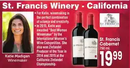 Jewel-Osco St. Francis Cabernet offer