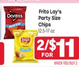 Tony’s Fresh Market Frito Lay's Party Size offer