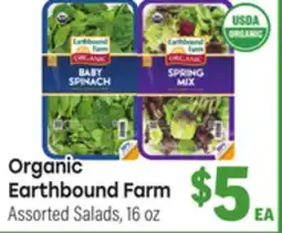 Tony’s Fresh Market Organic Earthbound Farm offer