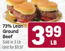 Tony’s Fresh Market 73% Lean Ground Beef offer