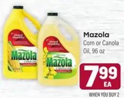 Tony’s Fresh Market Mazola Corn or Canola Oil offer