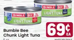 Tony’s Fresh Market Bumble Bee Chunk Light Tuna offer
