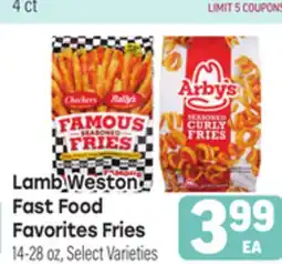 Tony’s Fresh Market Lamb Weston Fast Food Favorites Fries offer