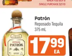 Tony’s Fresh Market Patrón Reposado Tequila offer