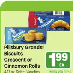 Tony’s Fresh Market Pillsbury Grands! Biscuits Crescent or Cinnamon Rolls offer
